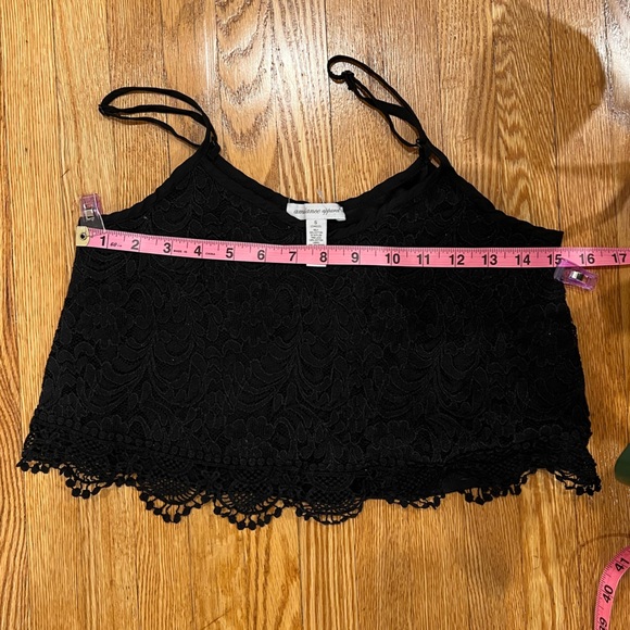 Black crop tank top lace - Picture 5 of 6